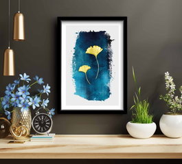 Wallity Cuadro Decorativo Enmarcado en MDF 38 x 53 cm